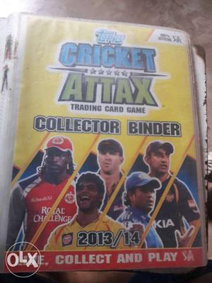 Cricket Attax Card-yellow() All collection