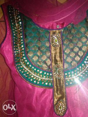 Full suit with chuni for 6 to 10 years girls