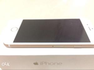 I phone 6 gold with bill box charger
