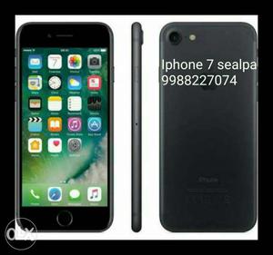 Iphone 7 black 32gb new sealpack 1 year warranty