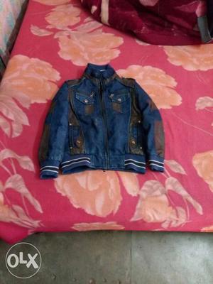 Leather jacket good condition age 10_11