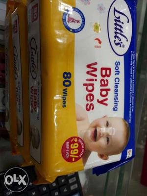 Littles 80pc per pack wipes can be used for all
