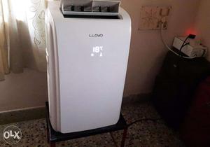 Lloyd 1 Ton Smart Portable AC with stabilizer and stand.
