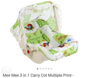 Mee Mee 3 In 1 Carry Cot Multiple Print
