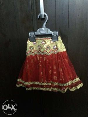 New 6 to 12 months fit lehengha choli for baby