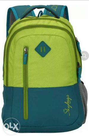 New skybag 26L back pack (Blue Green) Rs only