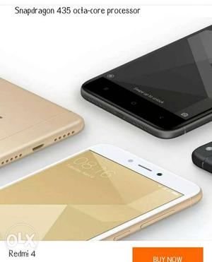 Redmi 4, newly launched phone, available in both