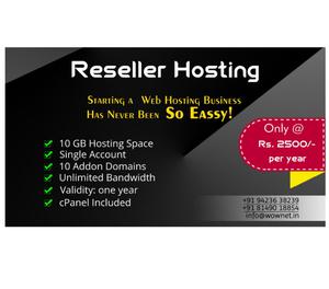 Reseller Hosting for Website Developers Company or Freelance