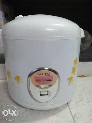 White Hill Top Rice Cooker