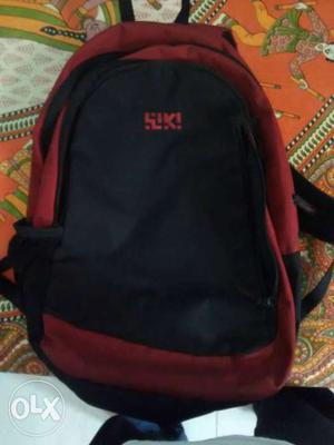 Wildcraft Black And Red Backpack!