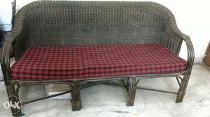 5 seater cane sofa for sale in Koramangala.no