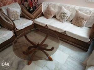 5 seater sofa set albg with centre table for sale