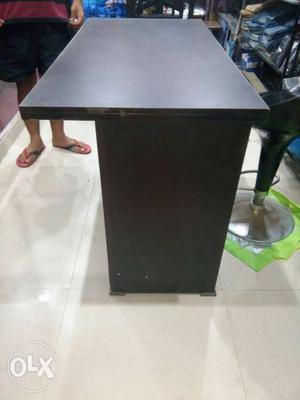 Black Wooden Counter Table