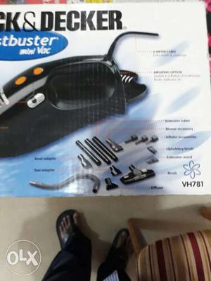 Black&Dustbuster mini vac Dustbuster is totally