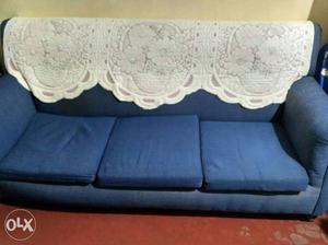 Blue 3-seat Couch