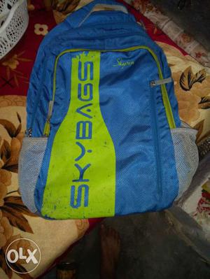 Blue And Green Sky Bags Backpack