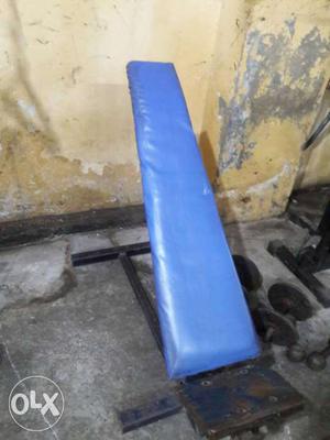 Blue Padded Bench Press