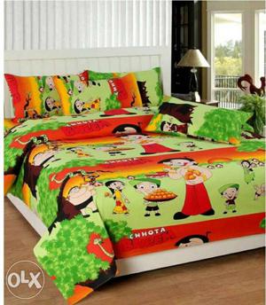 Brand New Hooch Cotton Bedsheets with 2 Pillow
