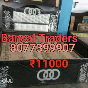 Brand New double bed latest audi design with led