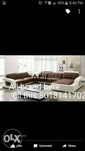 Brand New quality sofa set here cll me