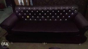 Brown color awesome condition five seater sofa