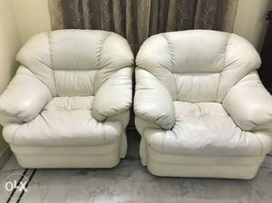 Complete sofa set 3seater:1 and single seater:2