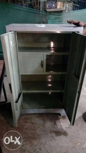 Gray Steel Safety Cabinet.. only 20 days old