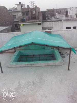 Green Plastic Roof