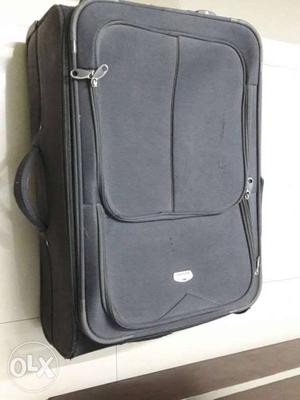 Grey soft Polo Luggage Bag