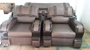 Leather 3+1+1 Sofa Set Available