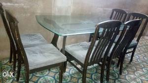 Need polishing & clothing for chairs.
