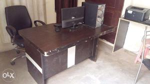 Office Table For Sale In Brown Color