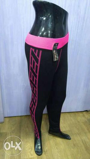 Pink And Black Sweatpants