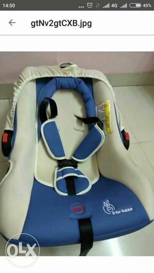 'R for Rabbit' car seat. Used only for one month.