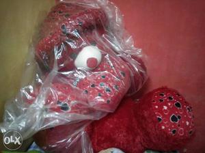 Red Bear Plush Toy