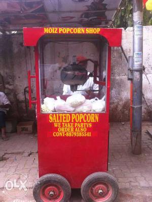 Red Salted Popcorn Booth