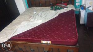 Red othopatic matress. Queen bed size. 6 inch