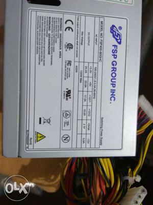 SMPS 400 Watt FSP Brand (New) unused, with Sata & normal