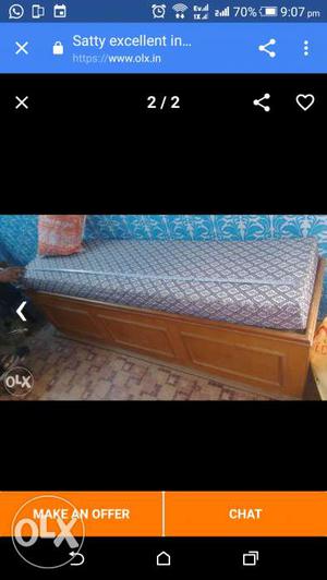 Satty excellent in condition.brand new mattress