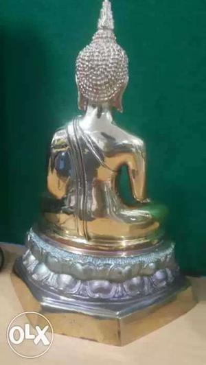 Silver Buddha Figurine