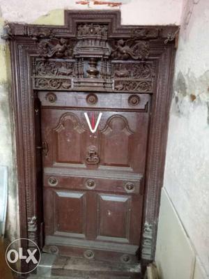 Teak wood antique door