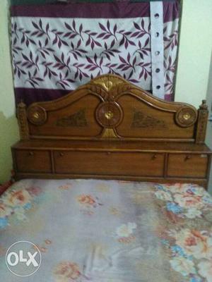 Tick wood, Double box, Double Bed 6'×7' approx,