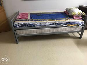 Two single cots with matress