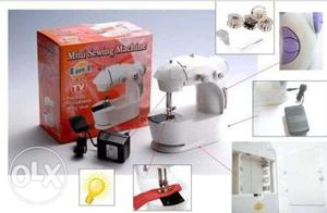 White Mini Sewing Machine