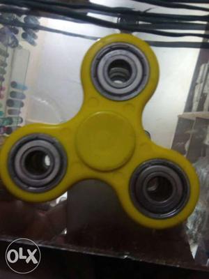 Yellow Fidget Spinner