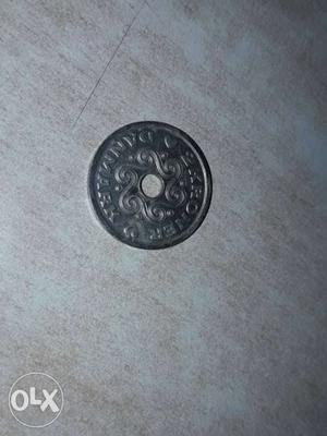2 Kroner Denmark Danish coin