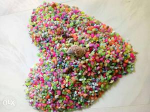 4.35 kg colorful aquarium gravels