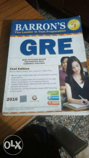 Barron's GRE Preparation book