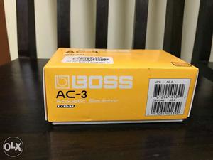 Boss AC3 acoustic simulator effect pedal for sale