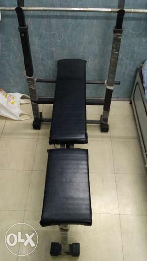 Brand new bench inclined decline and flat with